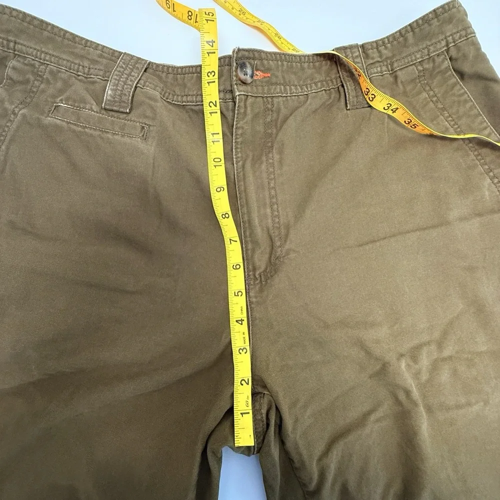 Utility Workwear Hiking Canvas Pants Gorpcore Outdoor Rugged Brown Cotton 40x32